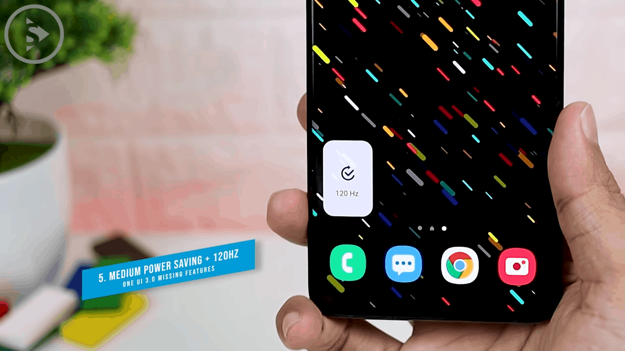 Medium Power Saving + 120Hz