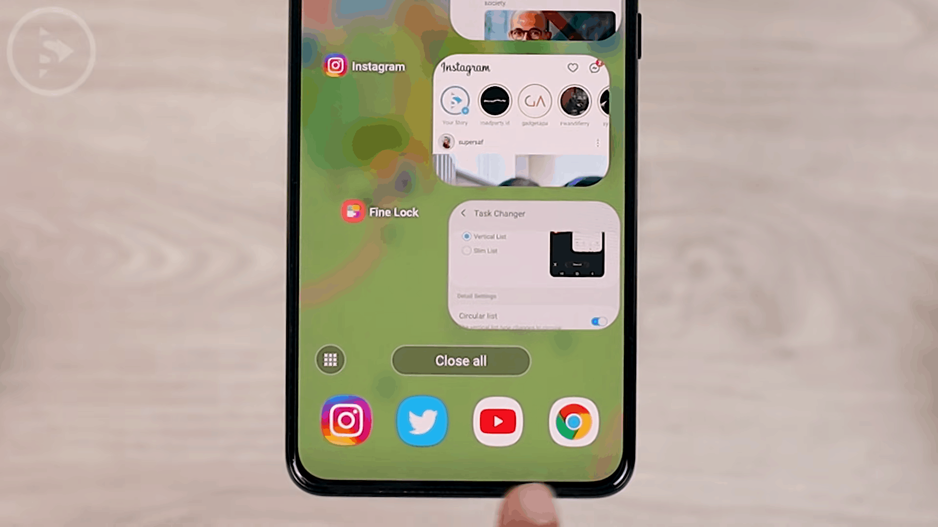 Option to Activate Recommended Apps on Task Changer - 8 COOL Features in the LATEST Good Lock Update April 2021