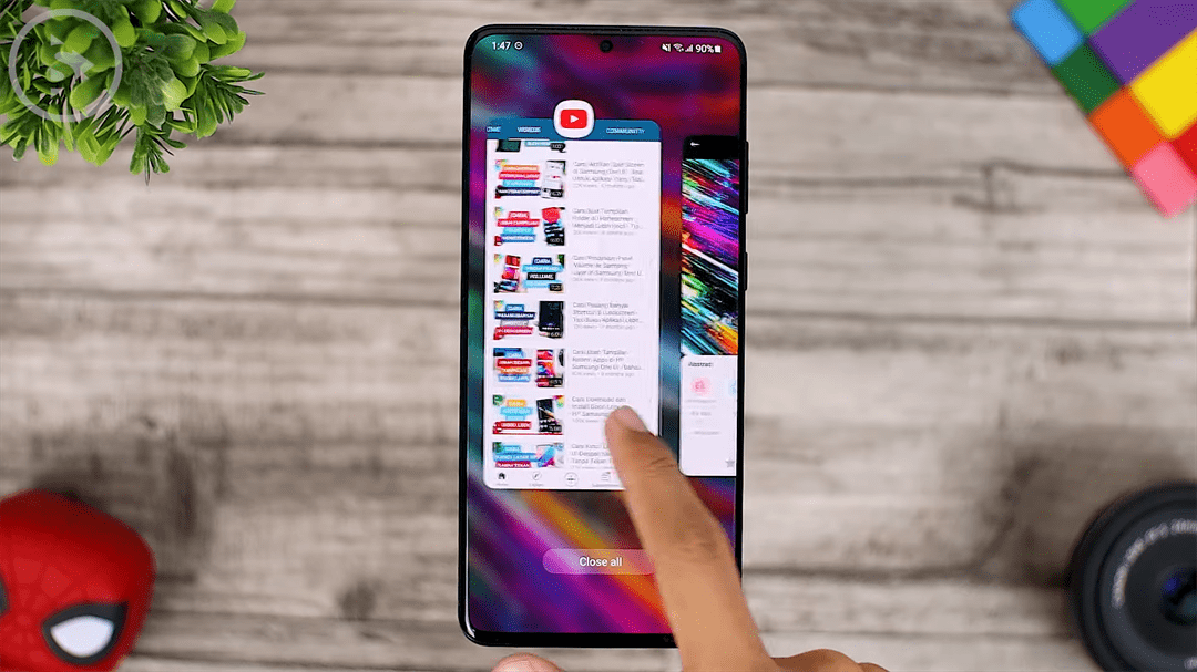 Task Changer Display - Tips on How to Change the Display of Recent Apps, Blur Background, Pop-up Folders & Latest Gestures in Home Up 2021