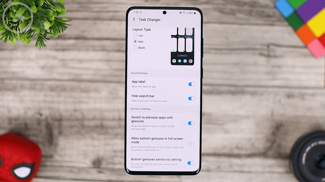 Switch to Previous Apps with Gestures - Tips on How to Change the Display of Recent Apps, Blur Background, Pop-up Folders & Latest Gestures in Home Up 2021