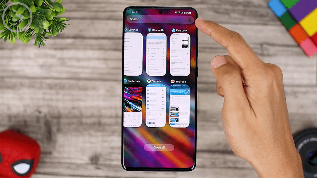 Switch to Previous Apps with Gestures - Tips on How to Change the Display of Recent Apps, Blur Background, Pop-up Folders & Latest Gestures in Home Up 2021