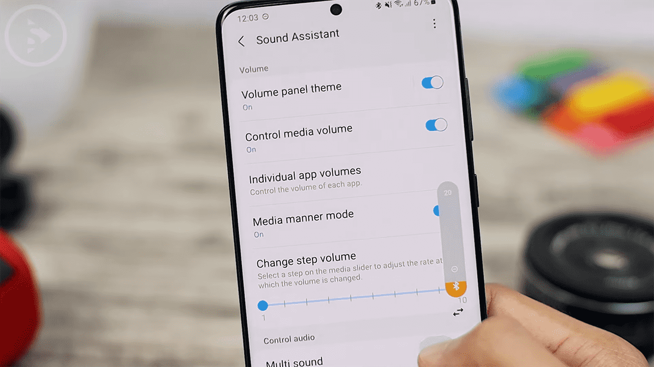 change step volume - Check All New Features of Sound Assistant App For Samsung Smartphones with Android 11