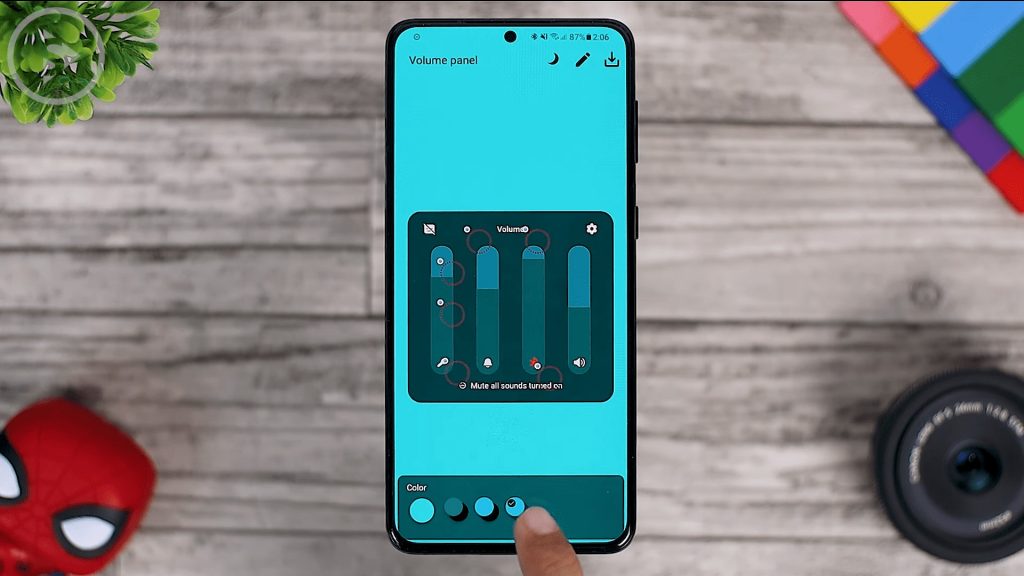 New Features To Customize Volume Panel Color On Samsung Phones